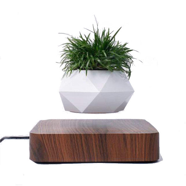 Levitating Pot Bonsai Magnetic Floating Rotating Plant Baskets Pots Window Boxes