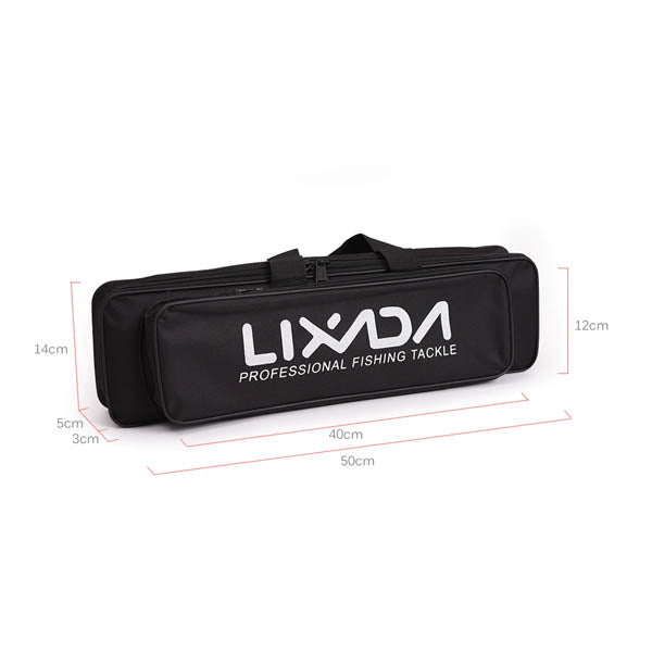 Fishing Bag Case Rod Reel Travel Carrier Pole Gear Tackle Rod Cases Tubes & Racks