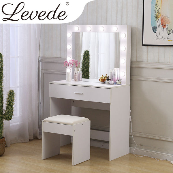 Levede Dressing Table Set Makeup Mirror Dressing Tables
