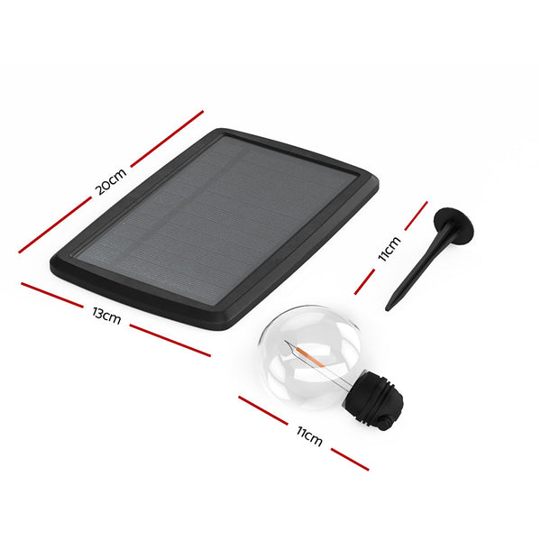 Jingle Jollys 17M Solar Lights Outdoor Led String Wedding Party Seasonal Decorations