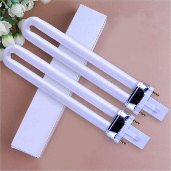 Light Bulbs Replacement 9W Uv 365Nm Lamp Tube For Nail Art Dryer Pcs Set Nail Dryers & Lamps
