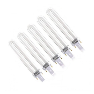 Light Bulbs Replacement 9W Uv 365Nm Lamp Tube For Nail Art Dryer Pcs Set