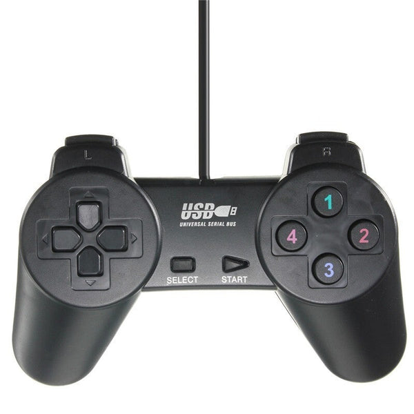 Lightweight Black Wired Joystick Gamepad Controllers & Attachments