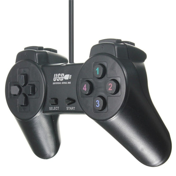 Lightweight Black Wired Joystick Gamepad Controllers & Attachments