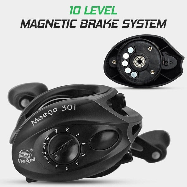 Lightweight High Speed 9.11 Gear Ratio Baitcast Fishing Reel Reels