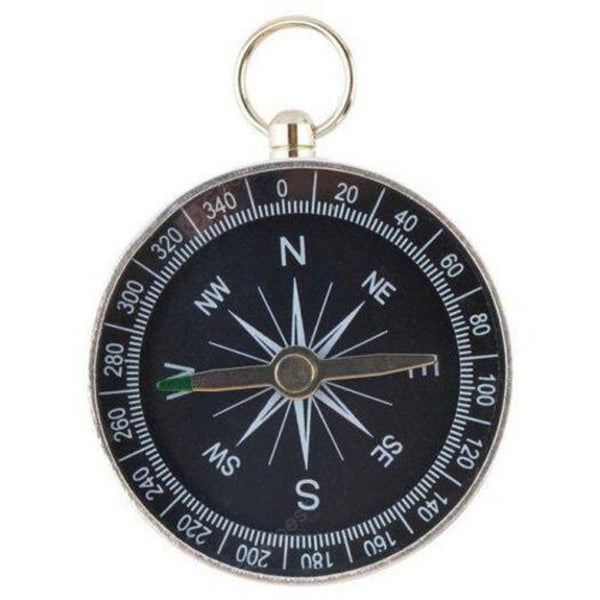 Lightweight Mini Aluminum Camping Hiking Hiker Navigation Tool White Compasses