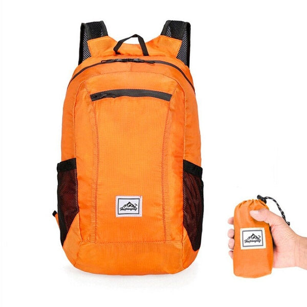 Lightweight Foldable Backpack Orange Daypacks