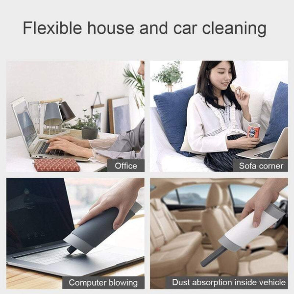 Vacuum Cleaners Lightweight Wireless Dust Collector Keyboard 2 In 1 Handheld Car Interior Home Black Grey