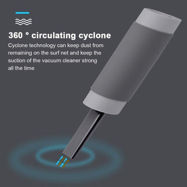 Lightweight Wireless Dust Collector Keyboard 2 In 1 Handheld Car Interior Black Grey Vacuum Cleaners