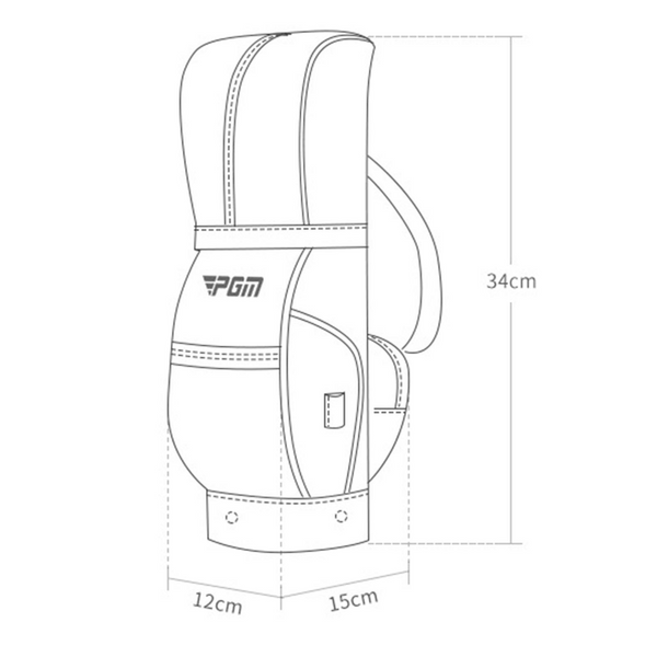 Lightweight Golf Crossbody Bag For Women Compact Mini Ball Storage Solution Grey Green Women's Bags & Handbags