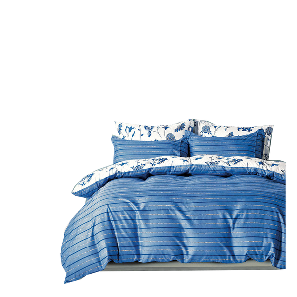 Cleverpolly Lin Microfiber Reversible Quilt Cover Set Quilt Covers