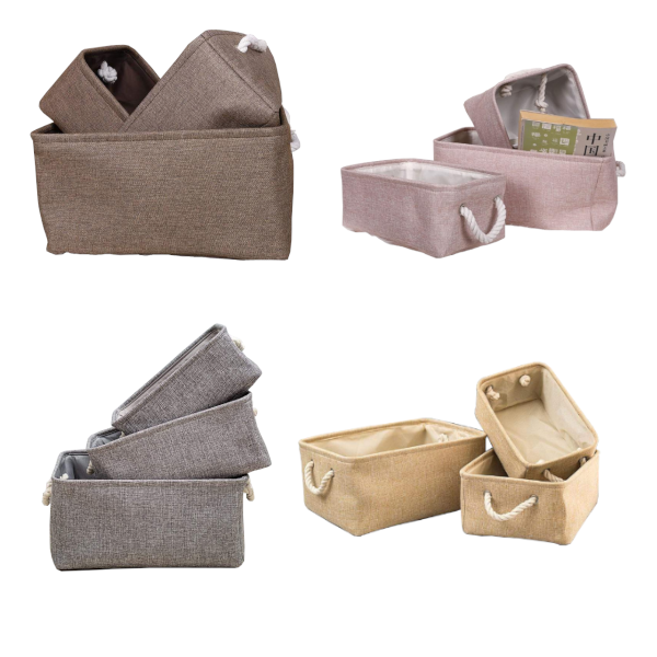 Linen Storage Basket Decor Solutions Storage Bins & Baskets