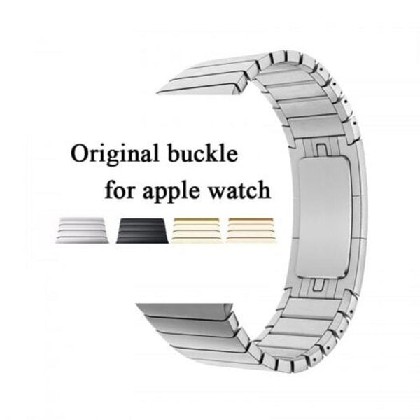 Veile Studios Link Bracelet Strap For Applewatch Band Stainless Steel Metal Watchband Black 44Mm Wristwatch Bands