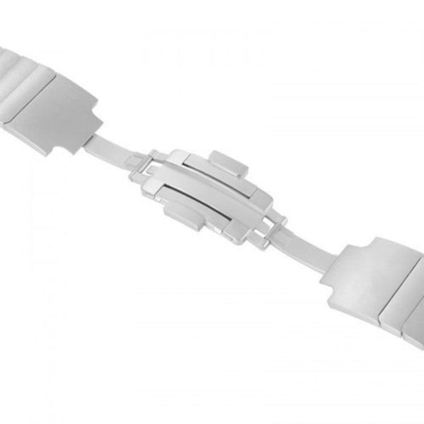 Veile Studios Link Bracelet Strap For Applewatch Band Stainless Steel Metal Watchband Black 44Mm Wristwatch Bands