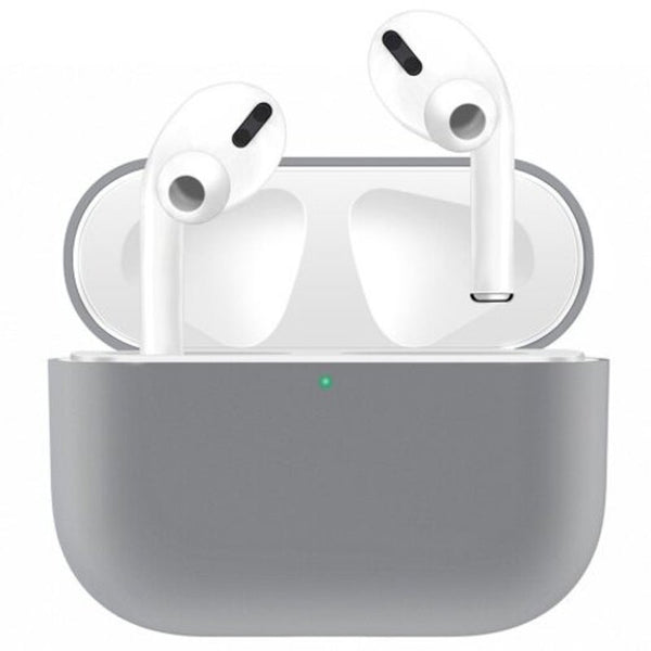 Liquid Silicone Bluetooth Earphone Anti Drop Protective Cover Case For Airpods Black Earbud Cases