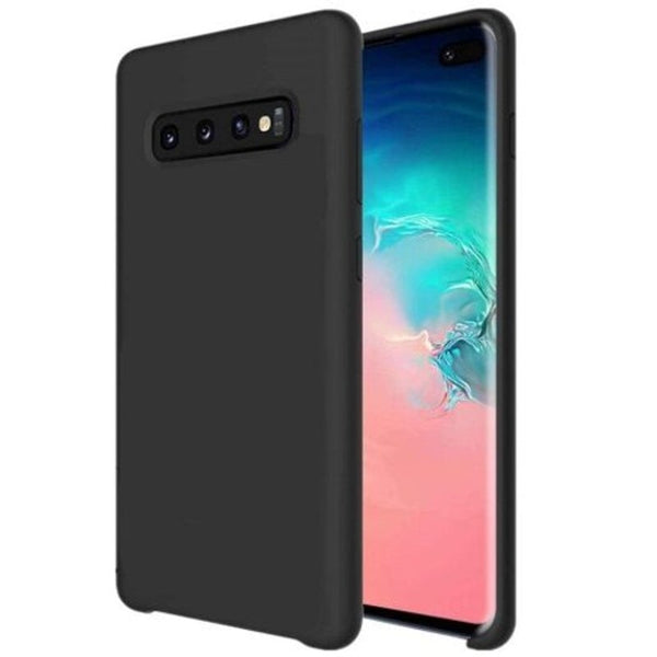 Liquid Silicone Case For Samsung Galaxy S10 Black Cases Covers & Skins