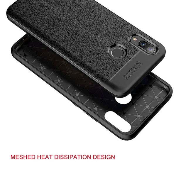 Texture Tpu Shockproof Case For Huawei Nova 3 Black