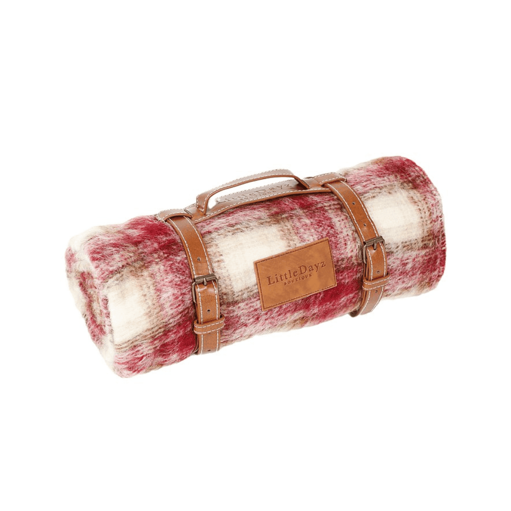 Little Dayz Boutique British Plaid Style Picnic Mat Medium 150*100 Red Picnic Accessories