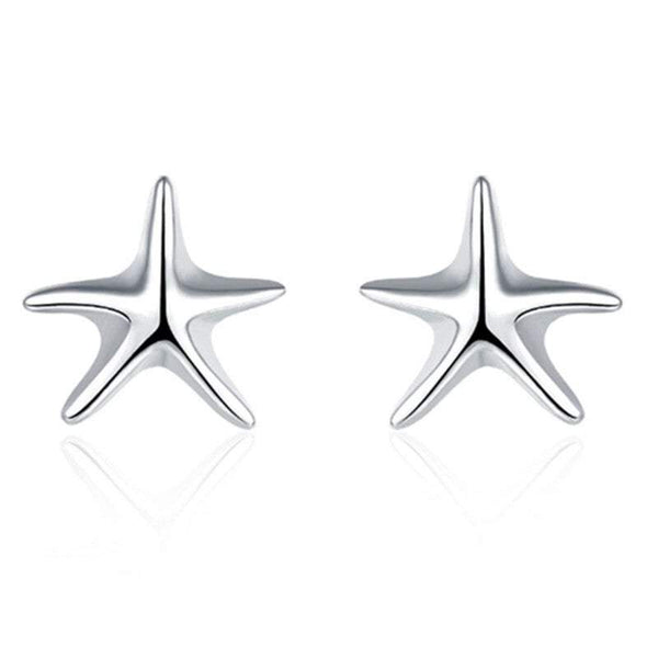 Earrings Little Starfish Sterling Silver Stud
