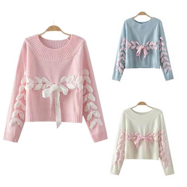 Little Ribbon Sweater Jumpers & Cardigans