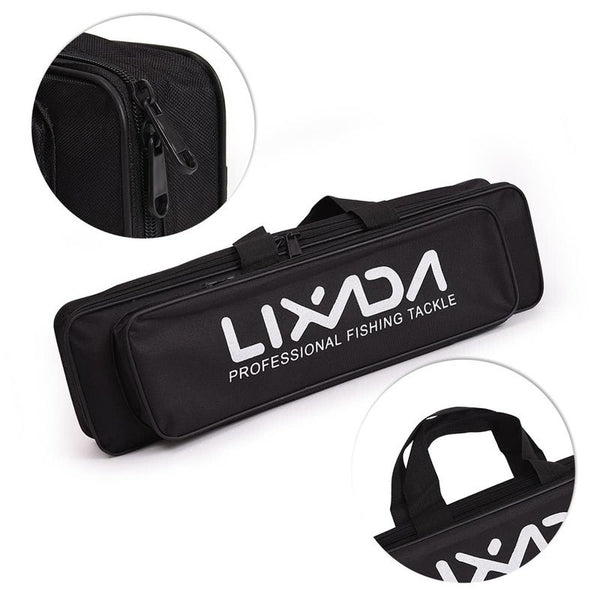 Fishing Bag Case Rod Reel Travel Carrier Pole Gear Tackle Rod Cases Tubes & Racks