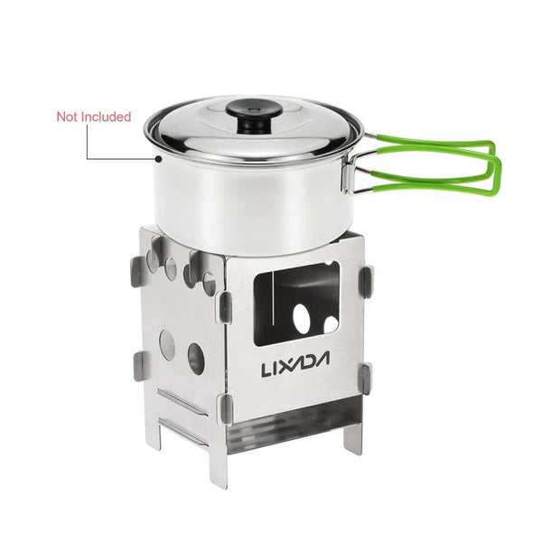Lightweight Stainless Steel Outdoor Camping Cooking Wood Stove Camping Stoves