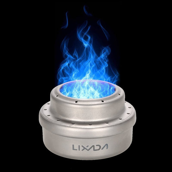 Lixada Titanium Alcohol Stove 70Ml Outdoor Camping Hiking Mini Liquid Ultralight Portable With Storage Sack Camping Stoves