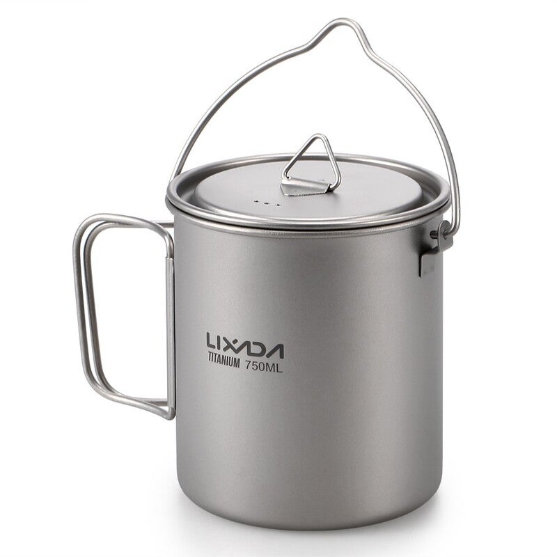 Lixada Ultralight 750Ml Portable Titanium Water 1 Other Camping Cooking Supplies
