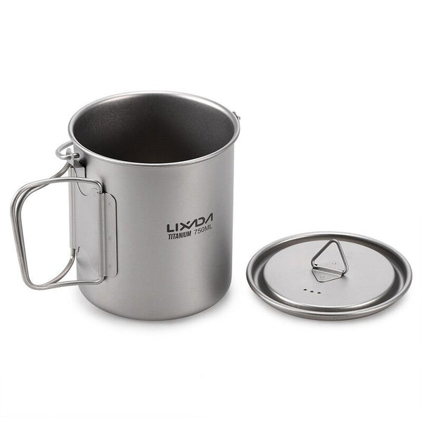 Lixada Ultralight 750Ml Portable Titanium Water 1 Other Camping Cooking Supplies