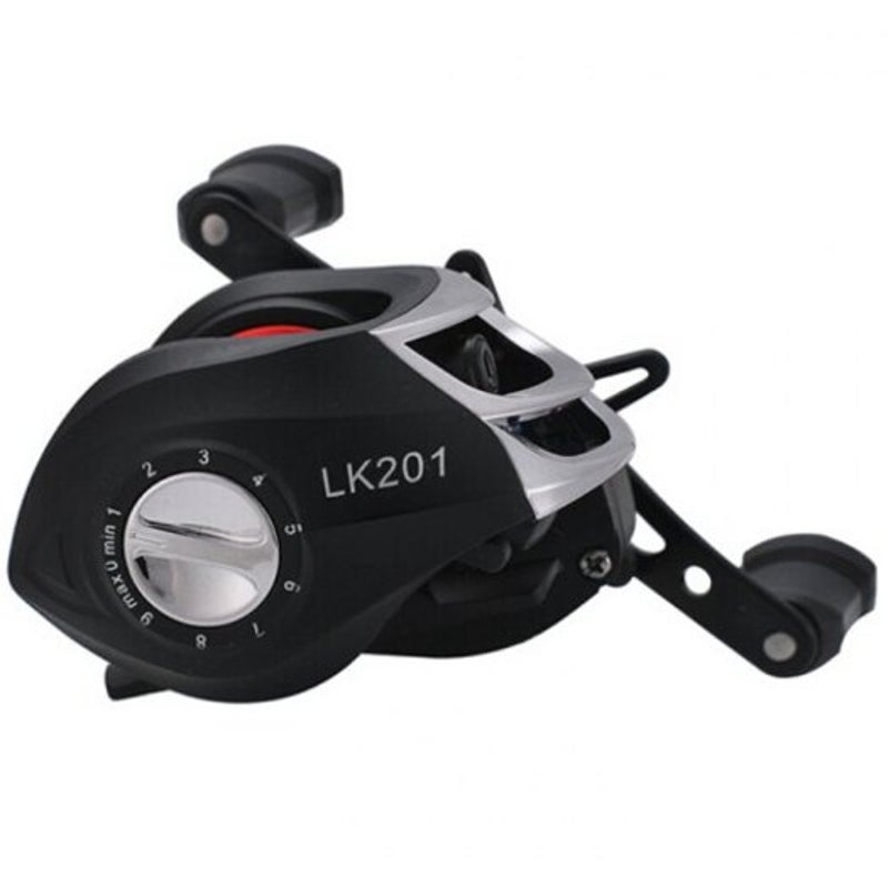 Lizard Lk201 Magnetic Brake 171 Bearing Fishing Reel Dripping Wheel Black Left Hand Reels