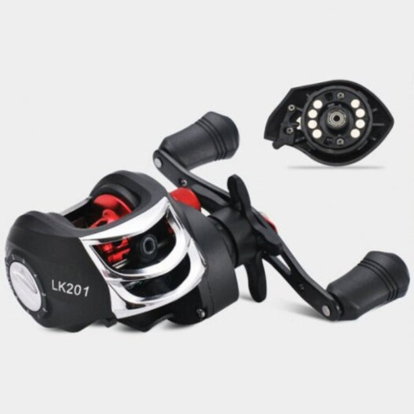 Lizard Lk201 Magnetic Brake 171 Bearing Fishing Reel Dripping Wheel Black Left Hand Reels