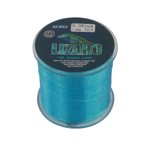 Samdely Lizaro Mono Camo Blue #3.0 12Lb 300Mtr Fishing Lines & Leaders