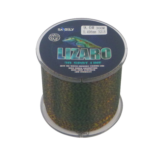 Samdely Lizaro Mono Camo Green #3.0 12Lb 300Mtr Fishing Lines & Leaders