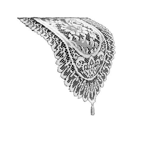 Logan White Lace Table Runner With Tassle 33 X 180 Cm Table Runners