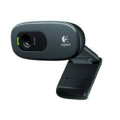Logitech C270 3Mp Hd Webcam 720P/30Fps, Widescreen Video Calling, Light Correc, Noise-Reduced Mic For Skype, Teams, Hangouts, Pc/Laptop/Macbook/Tablet
