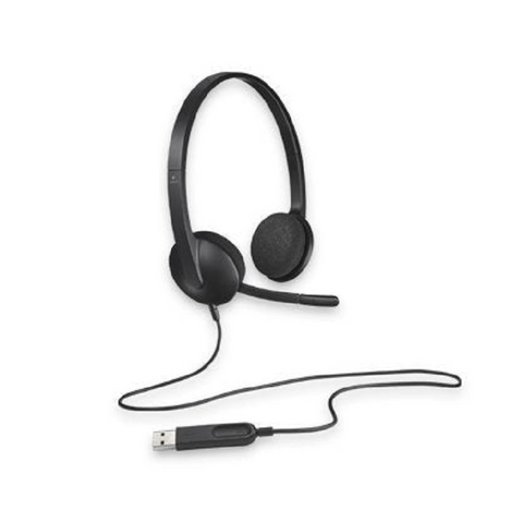 Logitech H340 Plug-And-Play Usb Headset With Noise Cancelling Microphone Comfort Design Fro Windows Mac Chrome