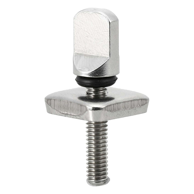Tool Free Stainless Steel Longboard Plate No Surfboard Fin Screws