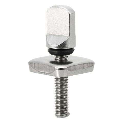 Tool Free Stainless Steel Longboard Fin Screws And Plate No Surfboard
