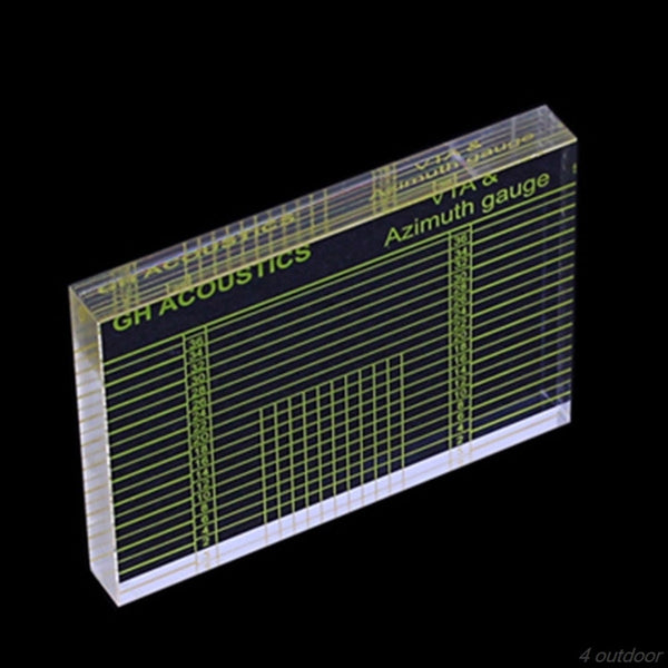 Lp Vinyl Record Player Measuring Phono Tonearm Vta / Cartridge Azimuth Ruler Balance D23 20