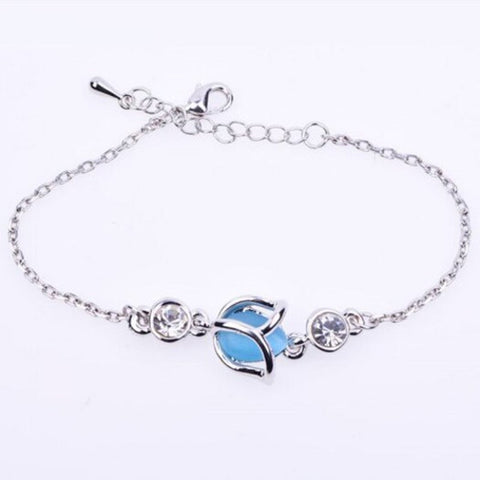Ls 0022 Rose Jewelry Women Bracelet Silver