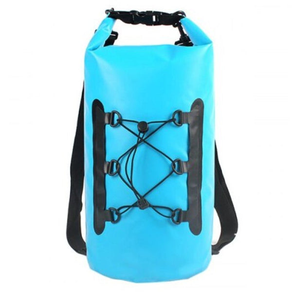 Ls1771 15L Swimming Bag Outdoor Waterproof Pvc Folded Backpack Yellow