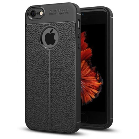 Anti Fingerprint Protective Phone Case For Iphone 5 / 5S Se Black