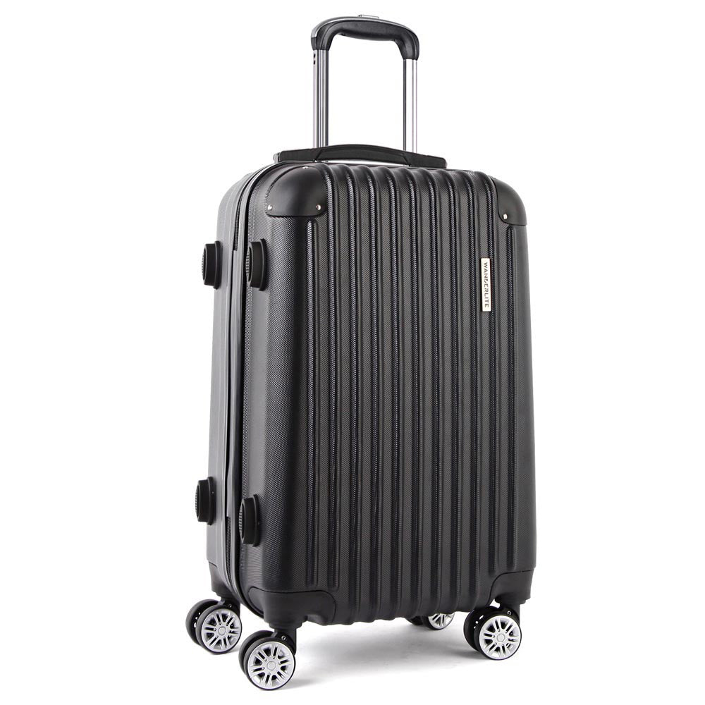 Wanderlite 28" Luggage Trolley Travel Suitcase Set Hard Case Shell Lightweight Suitcases