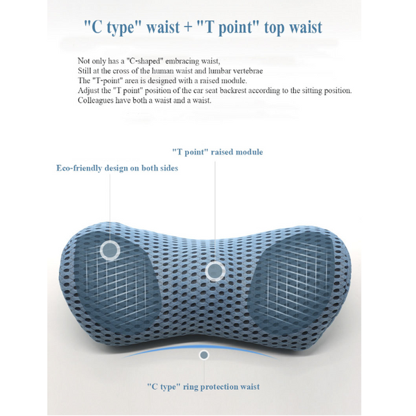 Lumbar Support Pillow Back Cushion For Side Sleepers Pregnancy Pillows