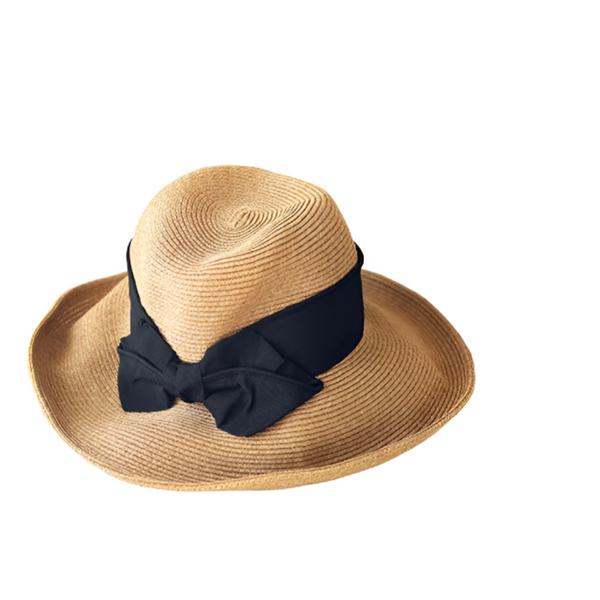 French Style Women Summer Sun Hat Beach Straw Bow Ribbon Cap Hats