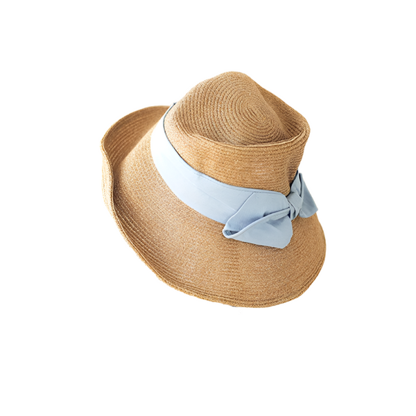 French Style Women Summer Sun Hat Beach Straw Bow Ribbon Cap Hats