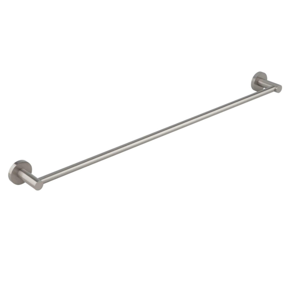 Blushtaps Luxurious Brushed Nickel Stainless Steel 304 Towel Rack Rail Single Bar 600Mm Towel Racks