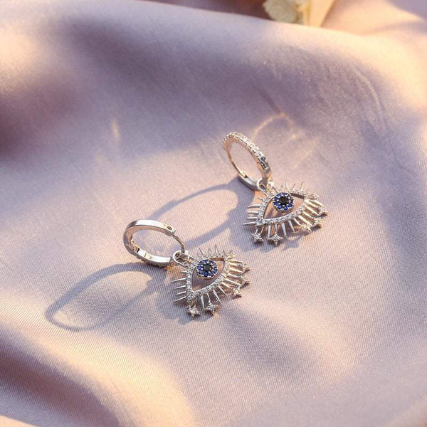 Veile Studios Luxury Elegant Devil's Eye Zircon Earrings