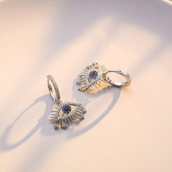 Veile Studios Luxury Elegant Devil's Eye Zircon Earrings