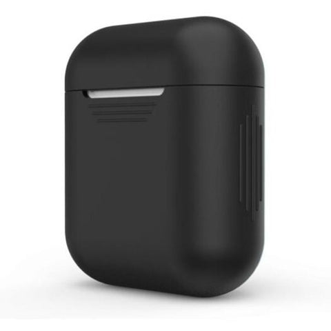 Luxury Protective Silicone Cover And Skin For Apple Airpods Charging Case Black Cases Covers & Skins